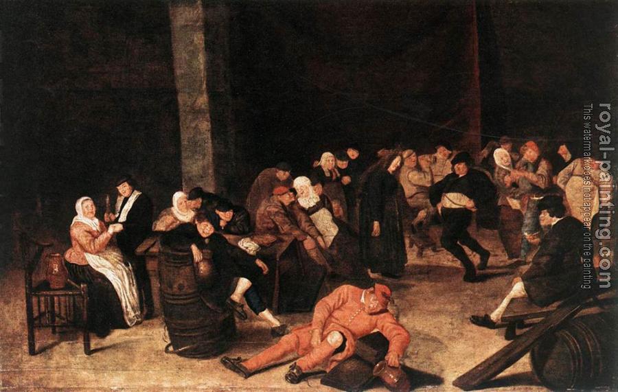 Frans Hals : Harmen Peasants At A Wedding Feast